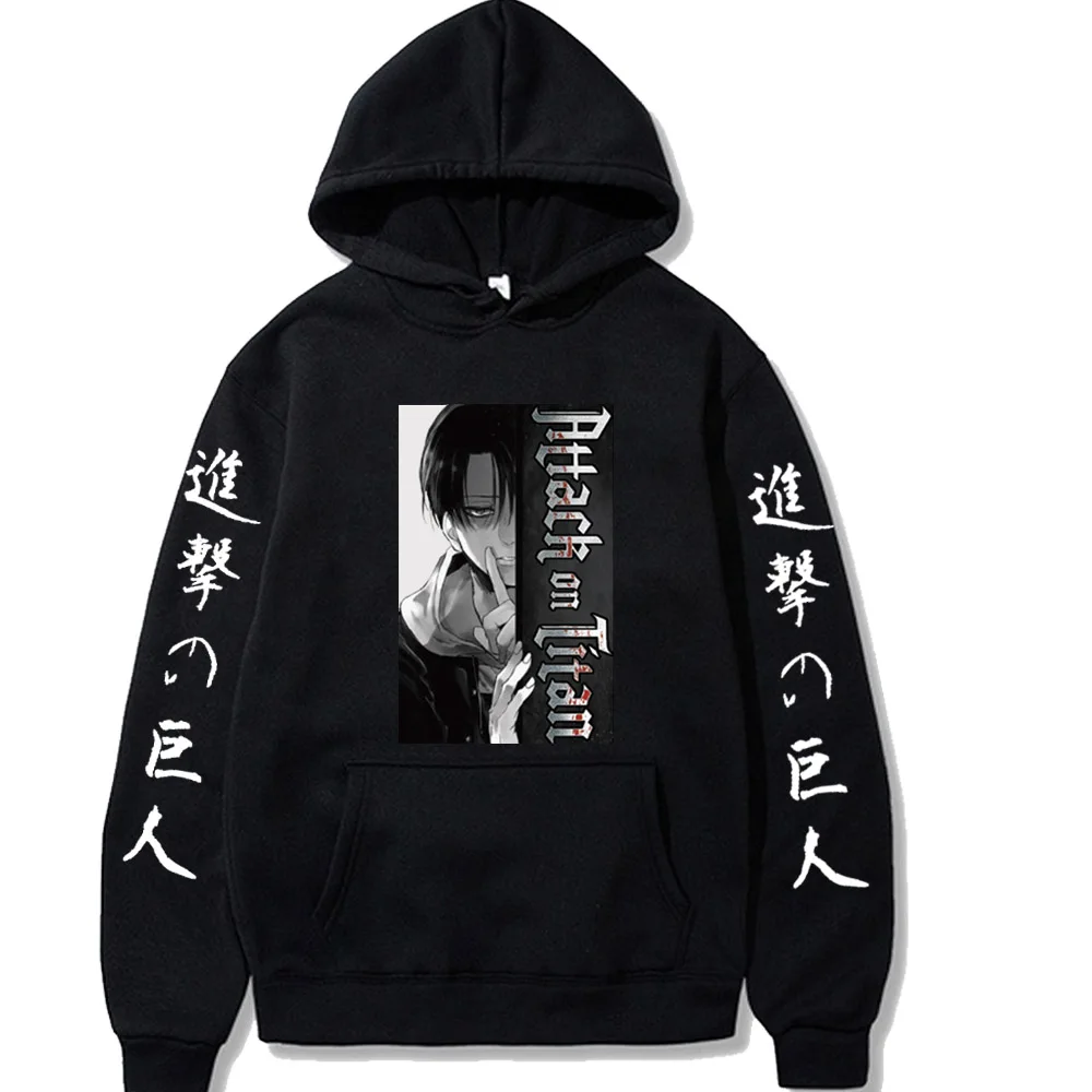 

Attack on Titan Hot Anime Hoodie Pullovers Tops Long Sleeves V-neck Autumn