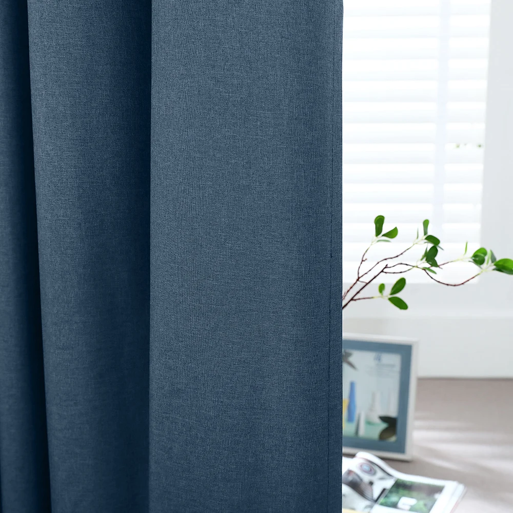 Плотные затемняющие шторы 2 панели для гостиной домашнего декора