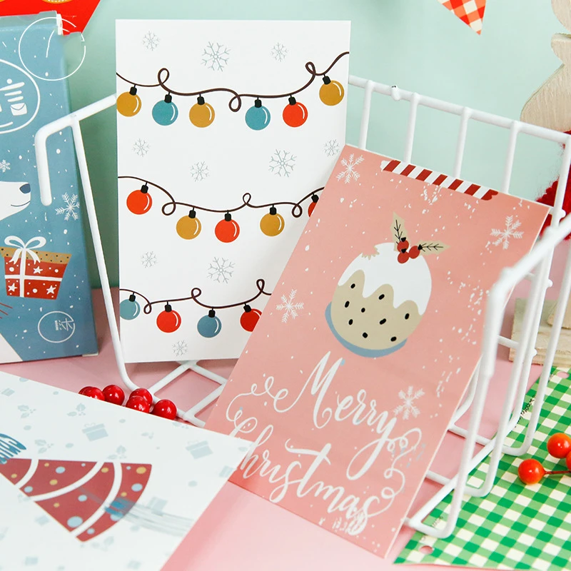 30 шт. Белый Рождественский колокольчик Санты Пингвин полярный медведь дизайн