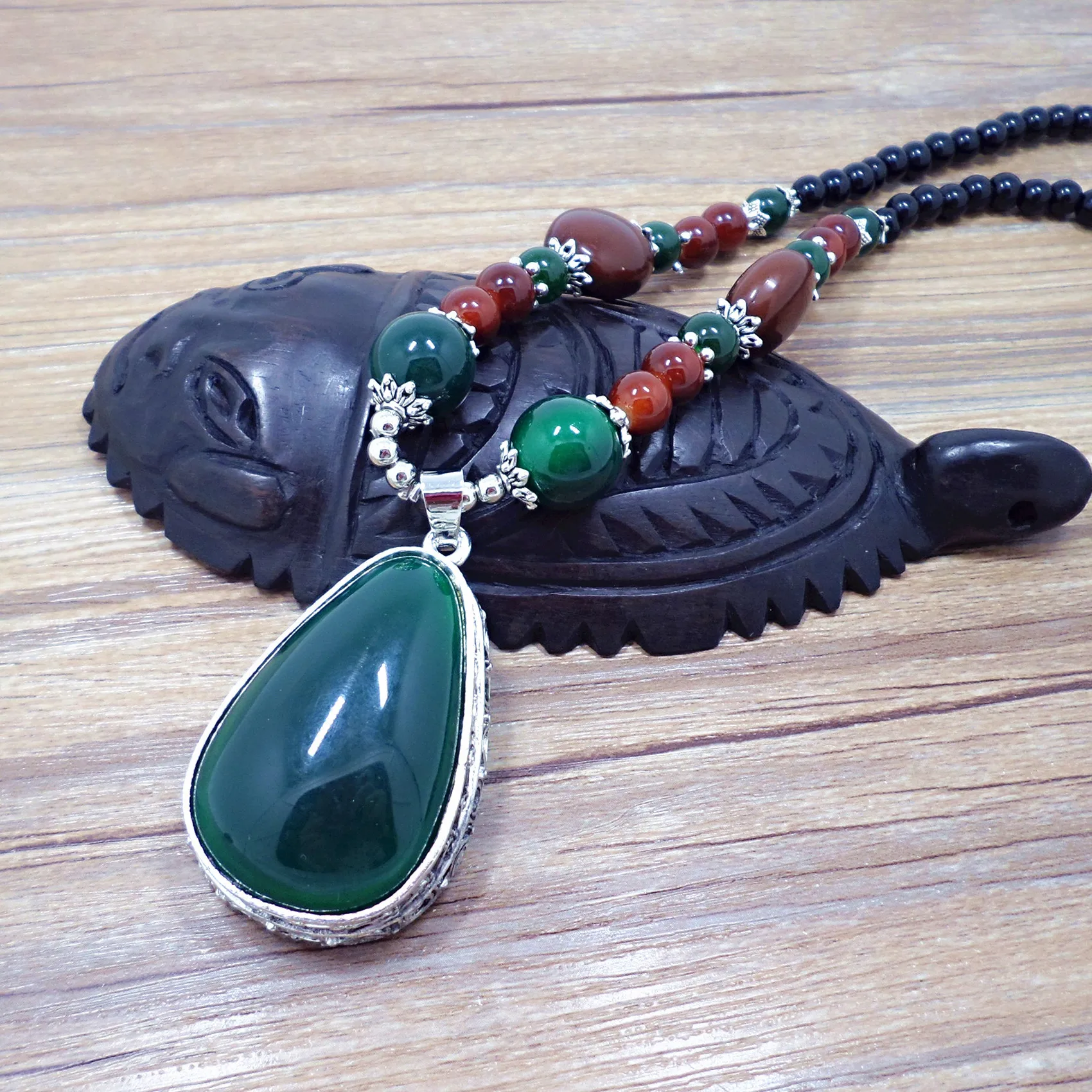 Ожерелье Ретро Художественный кулон аксессуары для одежды Юньнань Таиланд