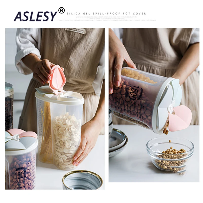 Герметичная коробка для хранения Crisper зерновая емкость пищи бытовые кухонные