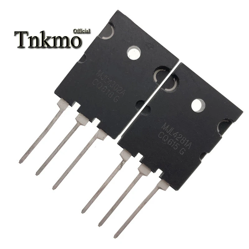5 пар кремниевый силовой транзистор MJL4302A TO 3PL MJL4302 + MJL4281A MJL4281 TO3PL 15A 350V 230W NPN