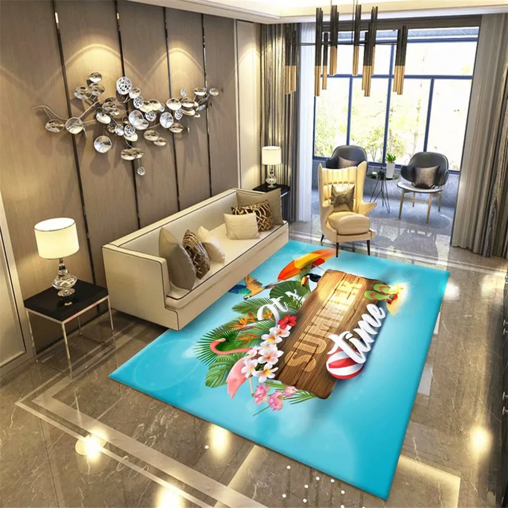Тропический ковер в стиле тропических лесов коврики фланелевые мягкие для