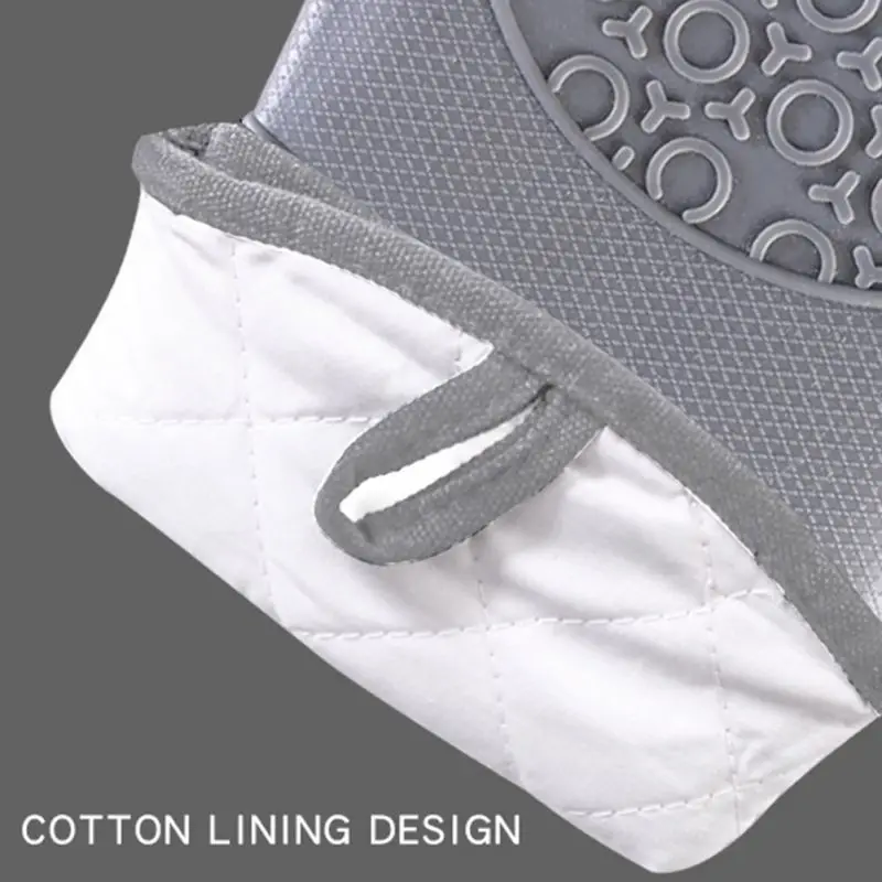 

Bakeware Sets Silicone Plus Cotton Gloves Set Silicone Hand Clip Honeycomb Mat Brush Insulated Oven Mitt