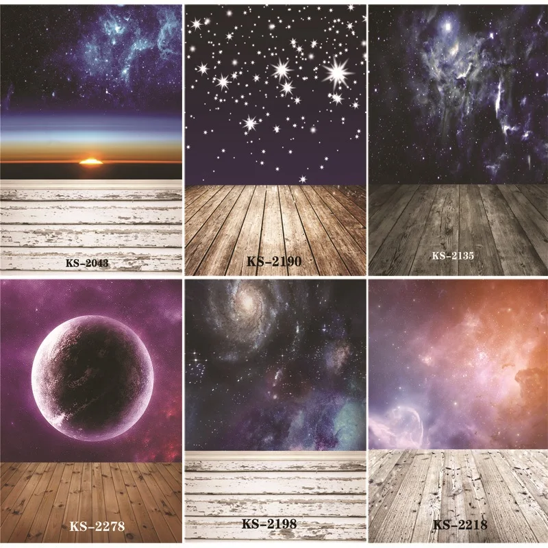 

ZHISUXI Vinyl Custom Photography Backdrops Prop Starry floor Photography Background #0181