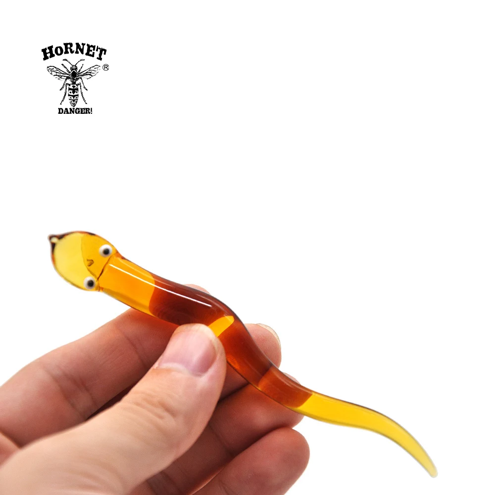 

HORNET Hairtai Glass Dabber Tool 4.4 Inches Premium Glass Dab Tool For Wax Oil Honey Dry Herb Oil Rig Smoking Water Pipe