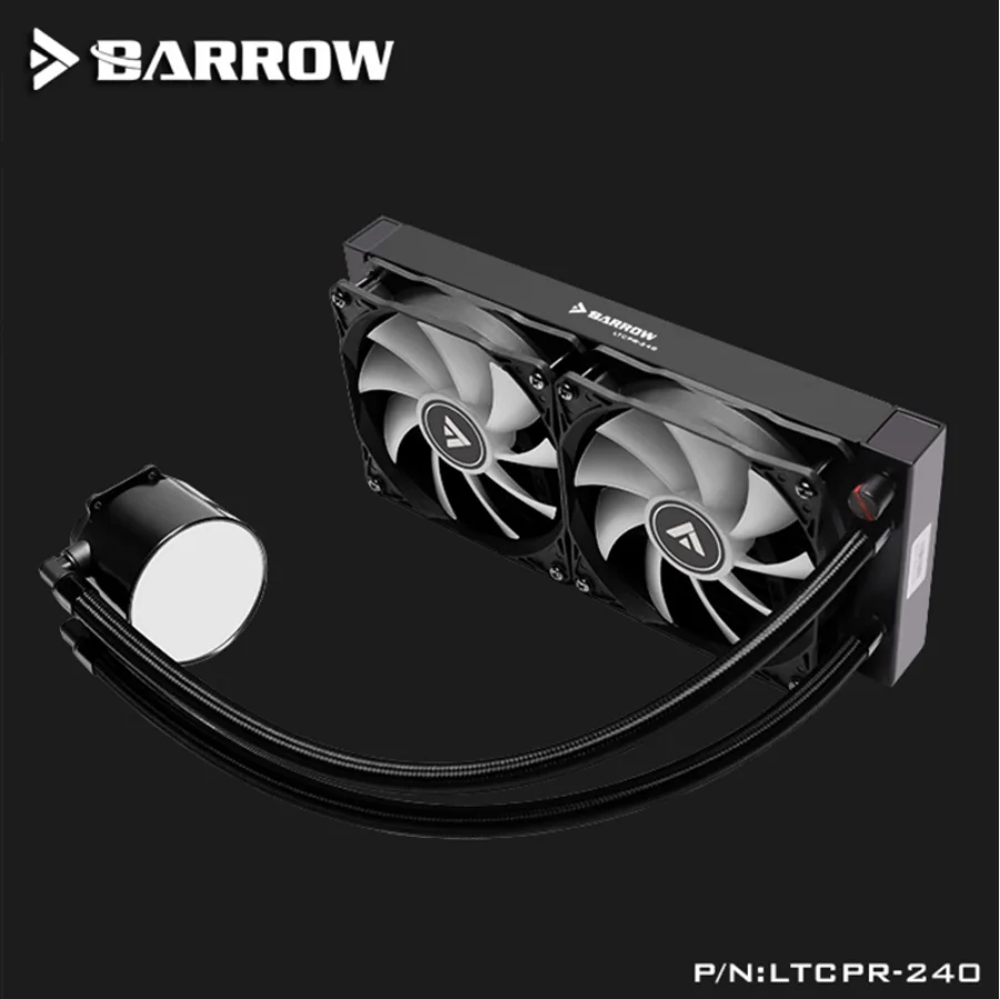 Кулер для воды Barrow/360 CPU Aio 240 мм/360 мм с 120 Pro RGB PWM вентиляторами Intel 115x/X99/X299 AMD полная
