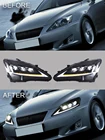 Передняя фара VLAND в сборе, подходит для LEXUS 2006-2013 IS250 IS3502008-2014 IS F2010-2015 SEDAN C CF, полный светодиодный налобный фонарь с
