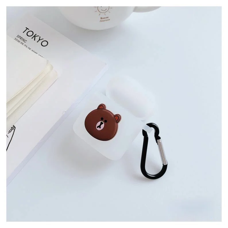 Чехол для QCY T7 настоящий беспроводной наушников милый силиконовый чехол