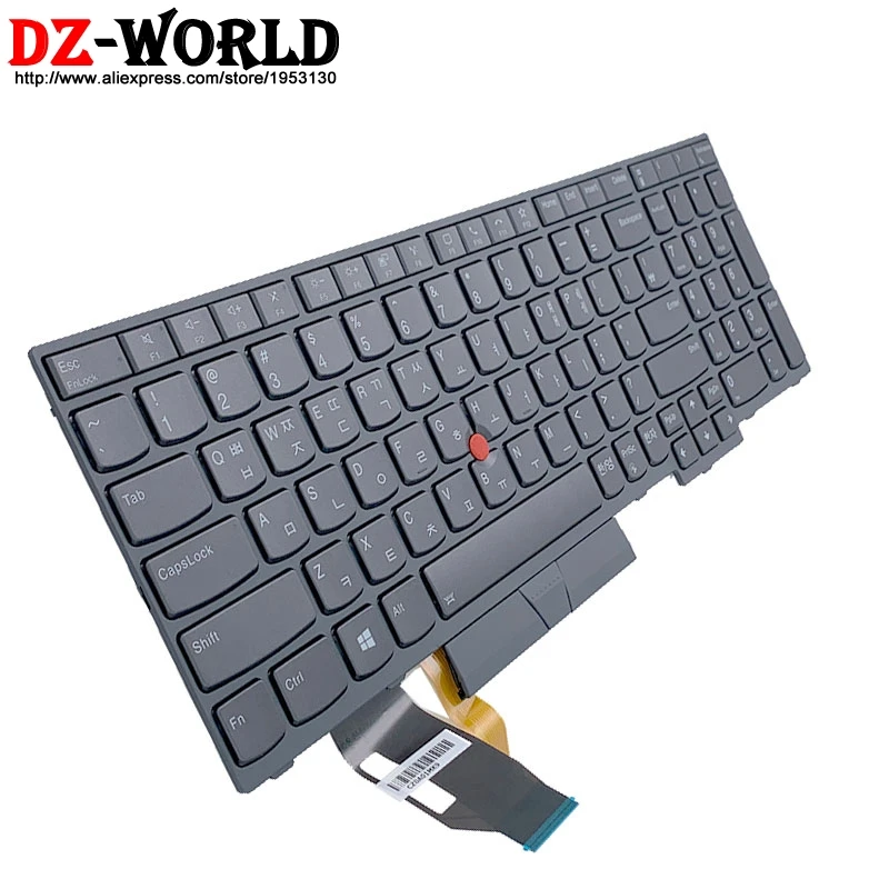 Новая Оригинальная серая Корейская клавиатура с подсветкой для ноутбука Lenovo