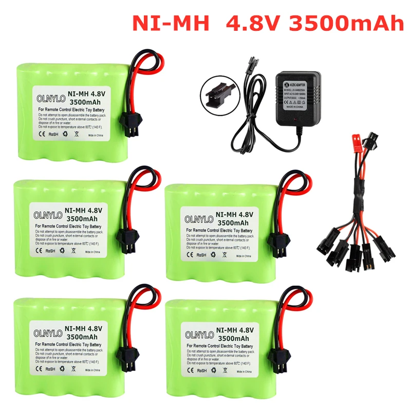 5 шт 48 в 3500 мач никель металл гидр