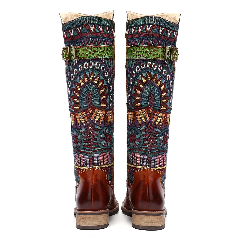 2019 г. Оригинальные модные женские ботинки теплая обувь ручной работы из