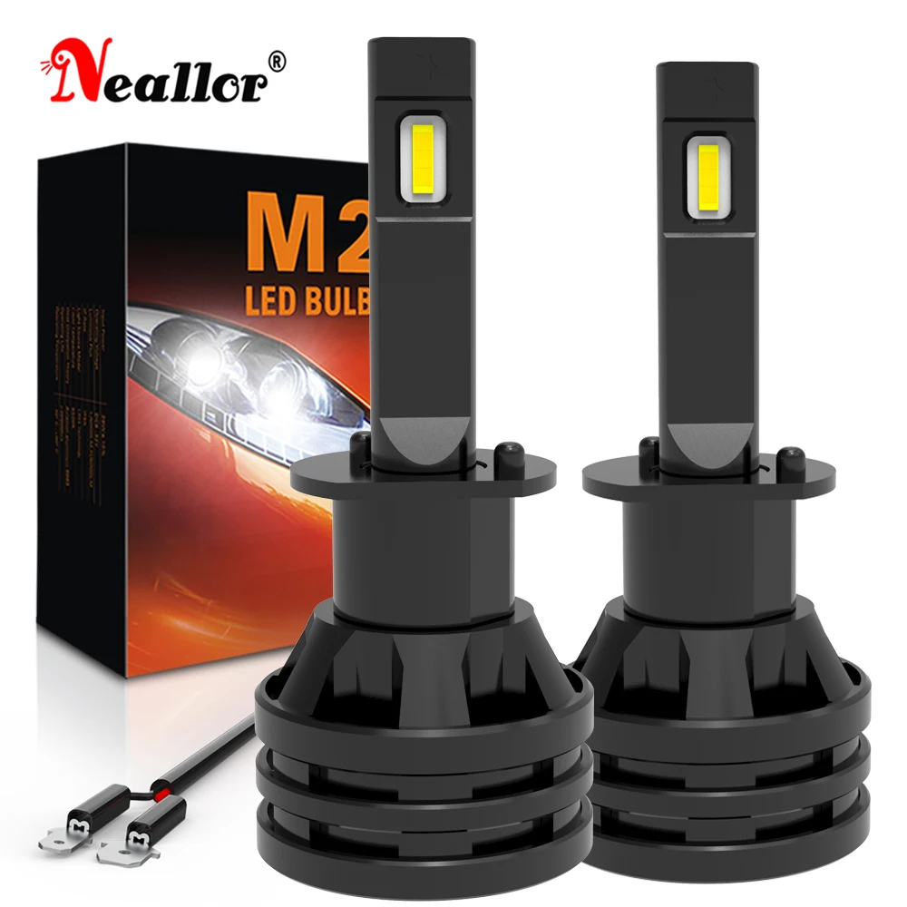 

Светодиодные лампы для автомобильных фар H1 H3 H4 H7 H11 H8 H9 9005 HB3 9006 HB4 9012 HIR2, 55 Вт, 6000 лм, к