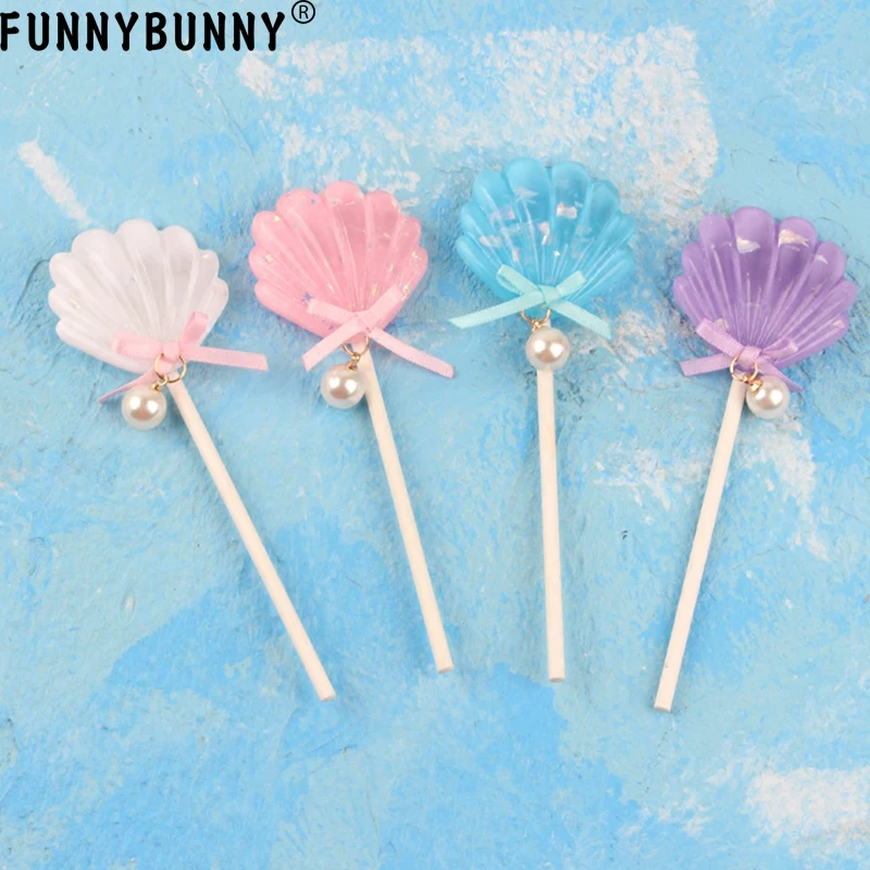 FANLUS морские ракушки топперы для тортов украшение на день рождения украшения