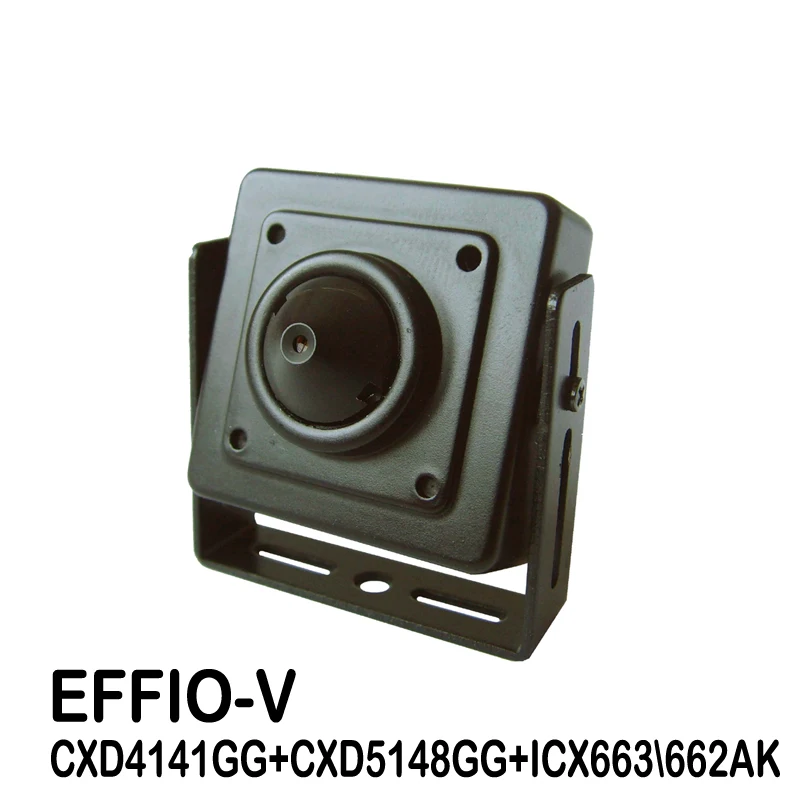 

Mini CCTV Surveillance 1/3 Sony CCD Effio-V 800TVL Super Real WDR 0.0003Lux Starlight Miniature Square Mini CCD Camera with OSD