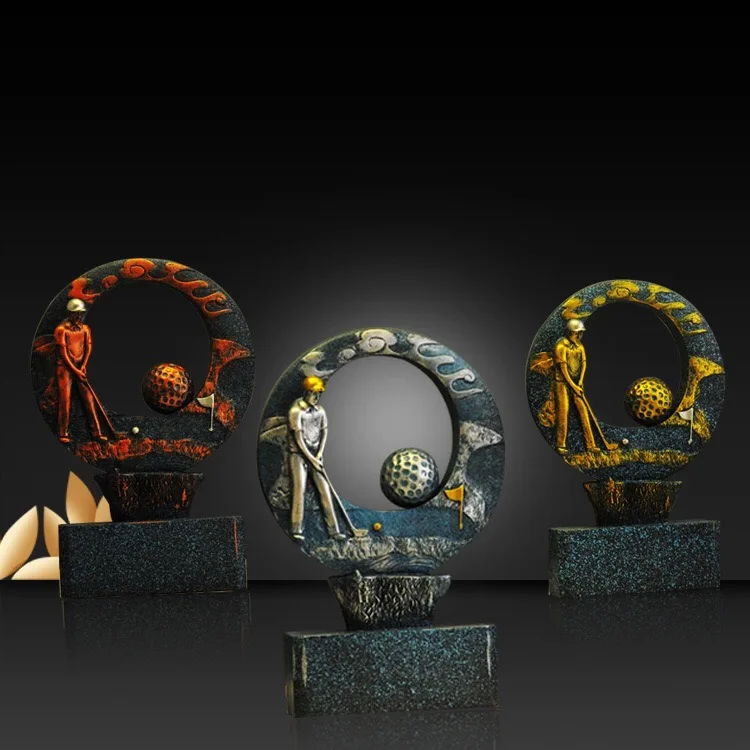 2019 новейший новый стиль высокое качество трофей для гольфа Кубок роскошная смола