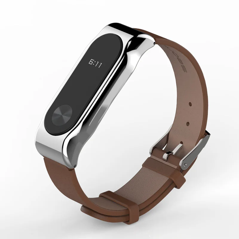 Ремешок из натуральной кожи для Mi Band 2 браслет Opaska My ремешки аксессуары