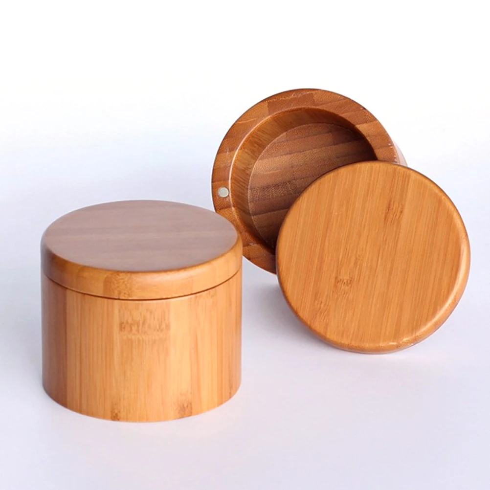 Wooden Spice Storage Box Shaker Jar Sugar Salt Pepper Herbs Toothpick Bottle With Lid For Kitchen Accessories | Дом и сад