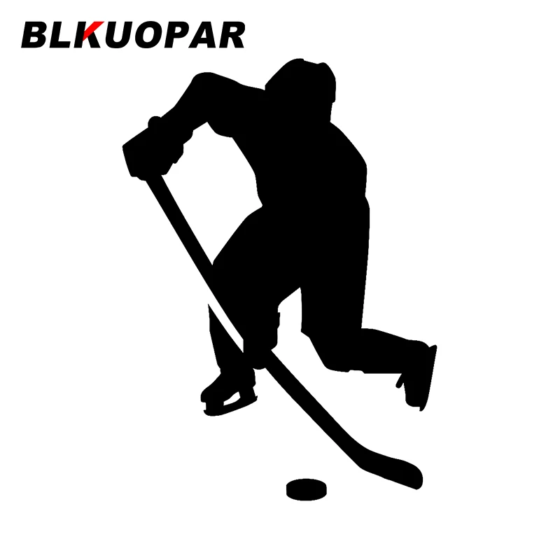 

Автомобильная наклейка BLKUOPAR для хоккея, оригинальная Водонепроницаемая наклейка на дверь, креативный протектор для окон, холодильника, ноу...