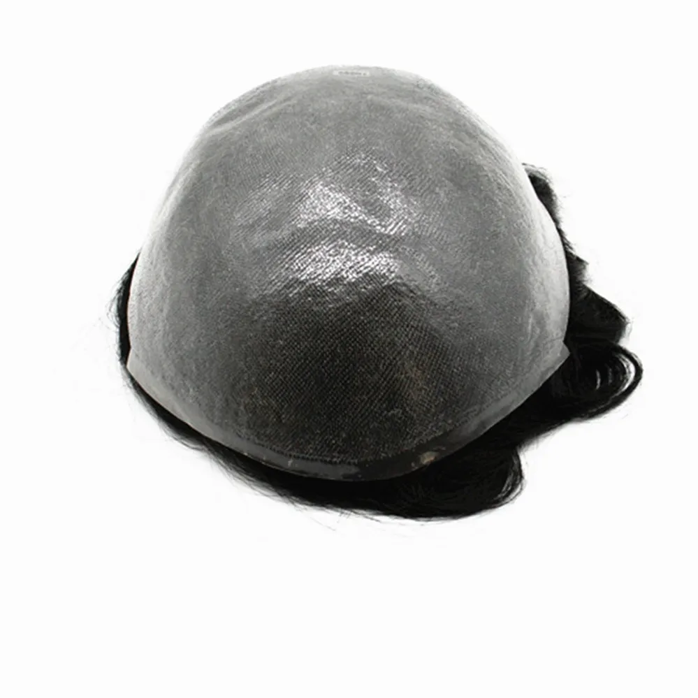 Special offer link Human Hair Thin Skin Men Toupee Prosthesis V LOOP | Шиньоны и парики