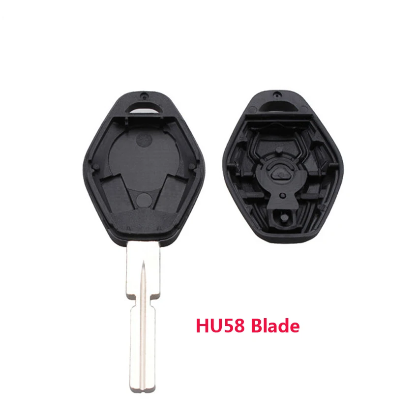 Hot sale!!! 3 Buttons 4 Track Remote Key Case Fob for BMW 5 7 SERIES Z3 Z4 X3 X5 M5 325i E38 E39 E46 HU58 Blade Uncut | Автомобили и