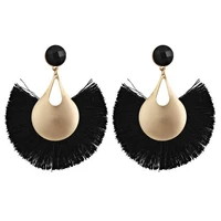xujiafu boho earrings big tassel earrings woman long pendant earrings ethnic style jewelry factory direct sales gifts wholesale