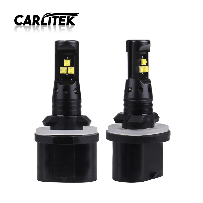 2 шт. Carlitek 6SMD 2525 880 881 886 27 Вт/2 светодиодный противотуманный светильник белый супер