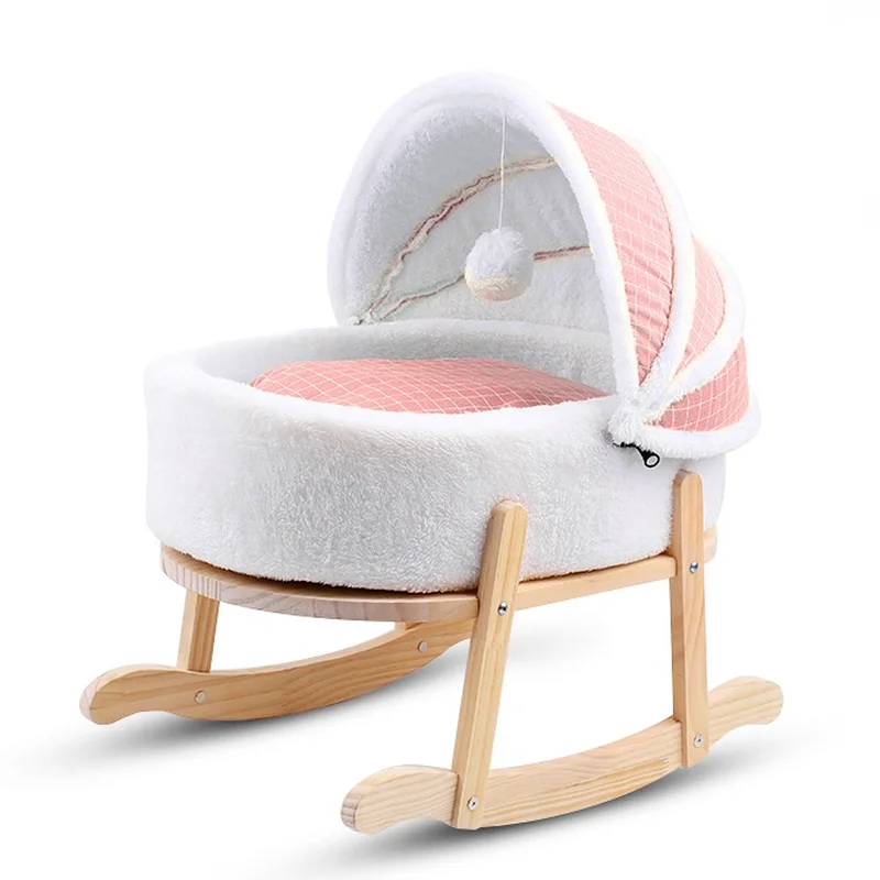 

Closed Cat Litter Four Seasons Universal Cat House Summer Cool Litter Removable and Washable Cat Cradle Solid Wood Base Cats Bed