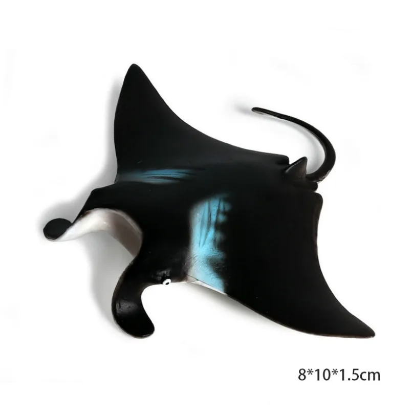 small bat carp Модель осьминога, Акула, парусник, модель осьминога, фигурка морской жизни, образовательная фигура, океан, с животными из ПВХ, игрушка для детей, Детский декор, подарок - Цвет: small bat carp