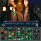 Одноразовая наклейка-татуировка, для детей, для Хэллоуина, украшение на Хэллоуин, 2021, для домашнего ужаса, вечеринка на Хэллоуин, товары для вечеринок