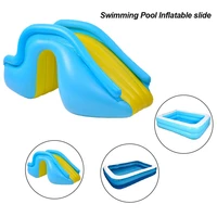 inflatable waterslide wider steps joyful swimming pool supplies accessories slide bouncer kids water play recreation facility