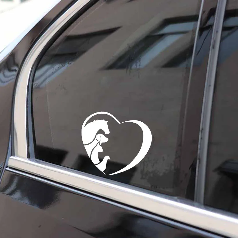 

FASHION ANIMAL LOVER Pet Dogs And Cats Veterinarian Horse Window Decal Stickers Car Stickers CT-592