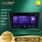 NaviFly 6 ГБ + 128 Гб 8 ядер 9 дюймов QLED 1280*720 Android 10,0 автомобильный Muletimedia плеер для Nissan X Trail 3 T32 2013 - 2017 Qashqai