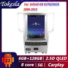 Автомобильный радиоприемник Tokesla Tesla Gps Android Auto 11 для Infiniti GX G37 G25 G35 2007-2012 Видео Мультимедиа DVD Автомобильный плеер экран