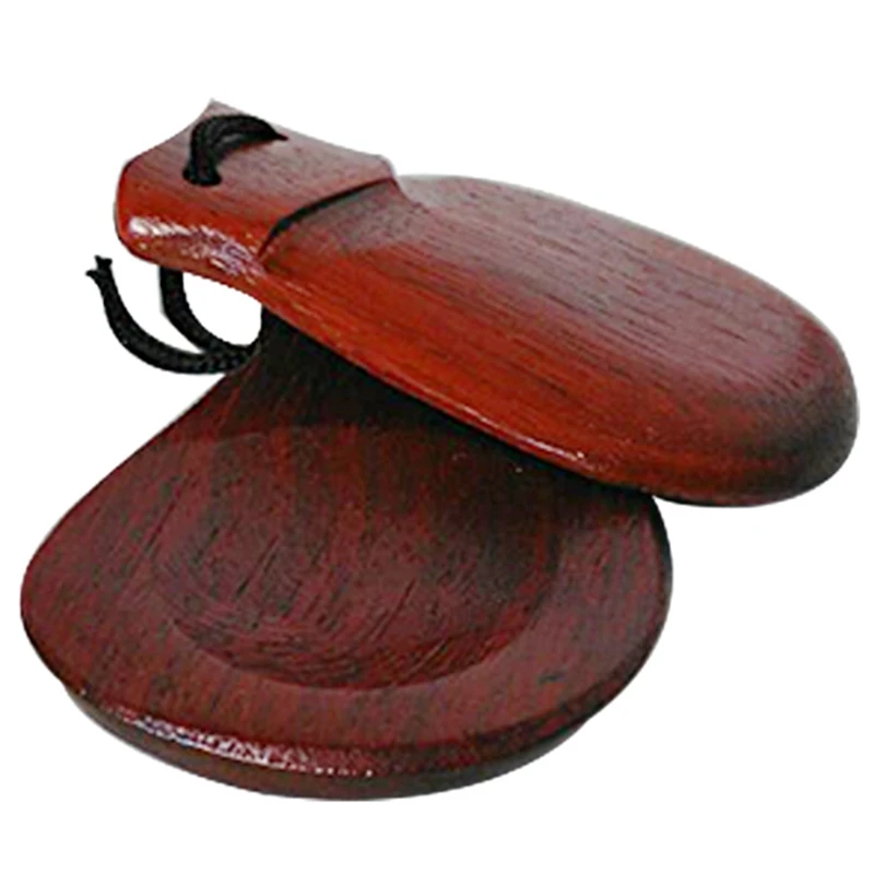 

Orff Instruments Durable Wooden Clapper Castanet Hand Percussion Instrument