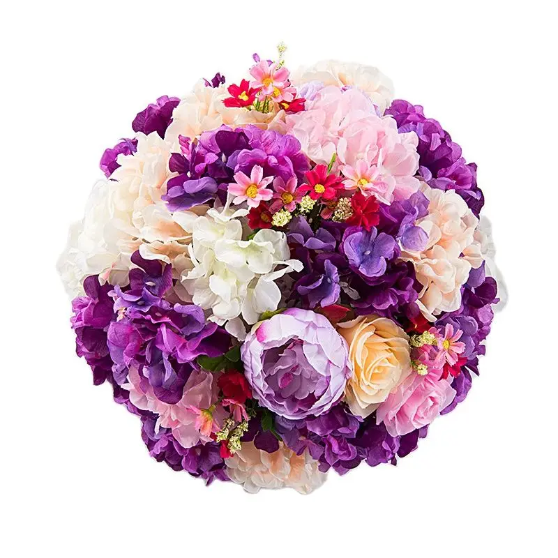 35cm Wedding Rose Hydrangea Flower Ball 10pcs/lot Artificial Wall Backdrop Decoration Table Centerpiece | Дом и сад