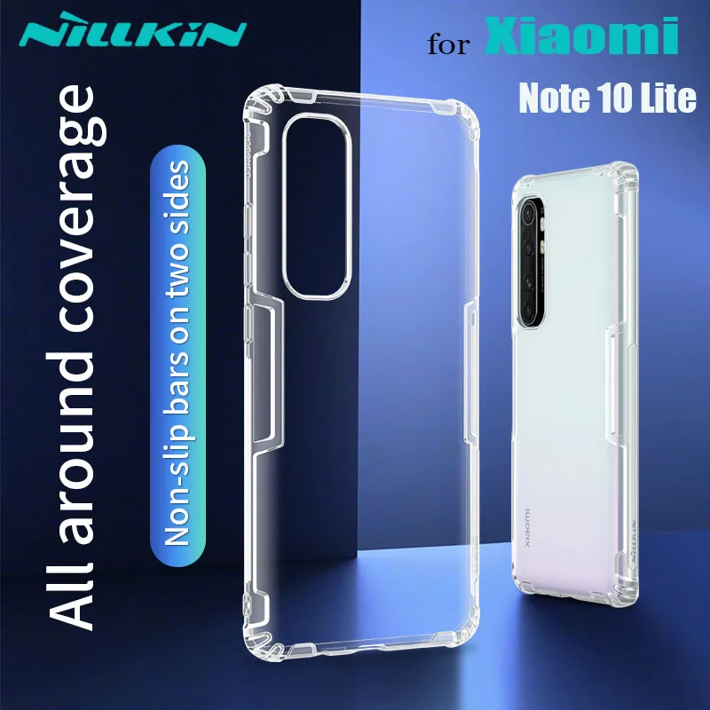 Чехол для Xiaomi Mi Note 10 Lite чехол Nillkin 0 6 мм Ультратонкий Мягкий Силиконовый ТПУ