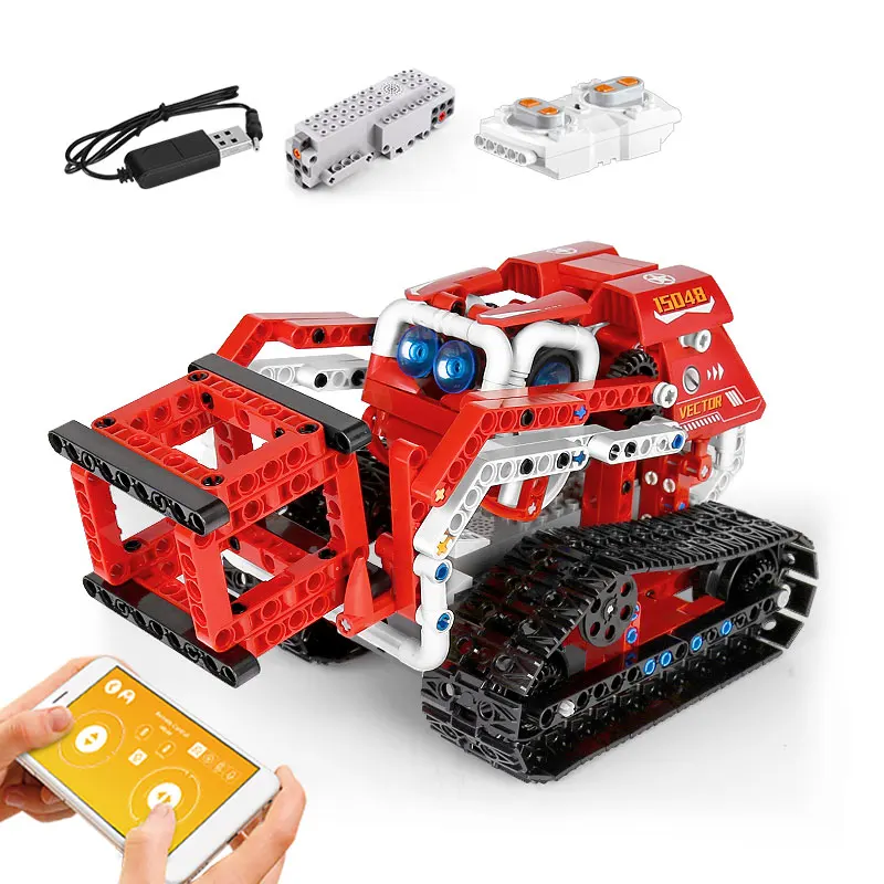 

MOULD KING 568pcs Building Blocks 15048 Technical APP RC Control Exploration Car Model Remote control truck Bricks Kids Toys