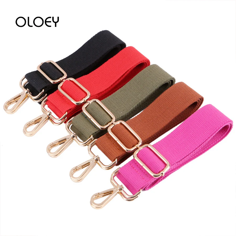 

140CM cotton woven Wide Shoulder Strap Adjustable Bandwidth Accessories For Women Bag handbag DIY Handles Long shoulder Belts