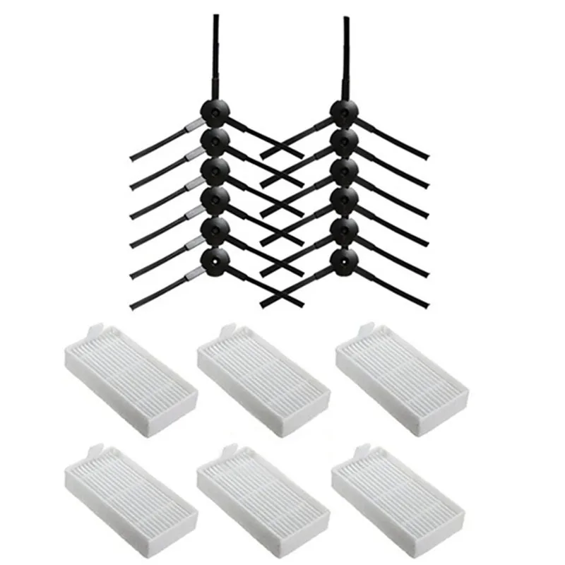 Боковая щетка Hepa фильтр Швабра Ткань первичный Пылезащитный для Ilife V50 V55 V5 V5S V3 V3S