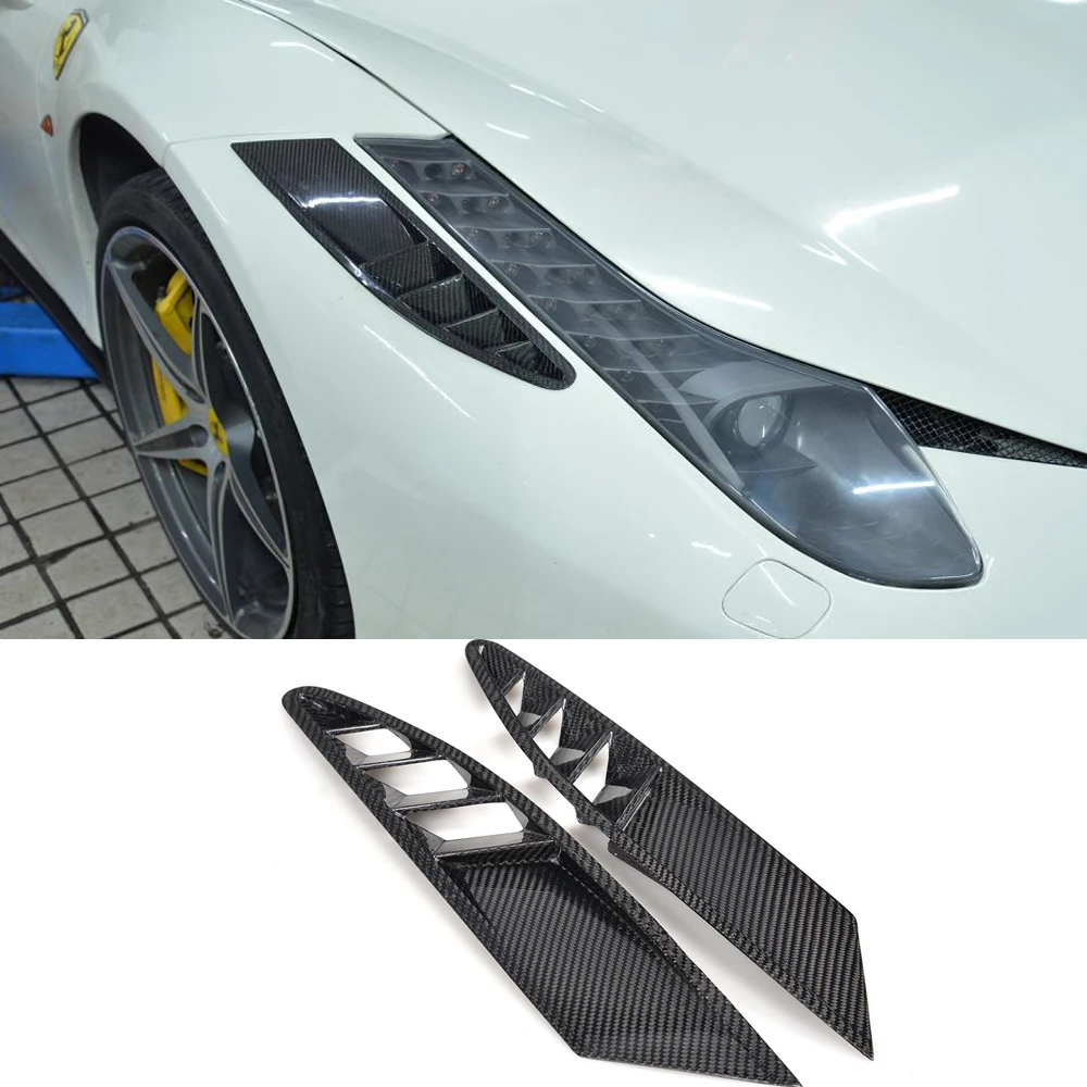 2 шт. вентиляционные отверстия из углеродного волокна для Ferrari 458 Base Coupe 2-Door 2011 - 2013 |