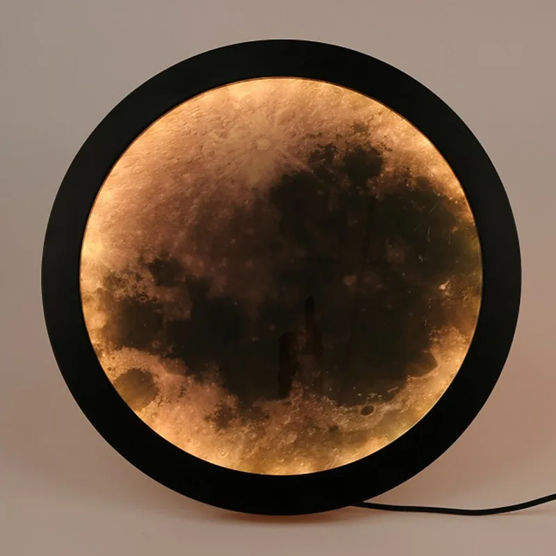 

Simple Romantic Moonlight Make-up Mirror Decorative Wall Lamp For Living Room Corridor Porch For Creative Gift - Magic Mirror