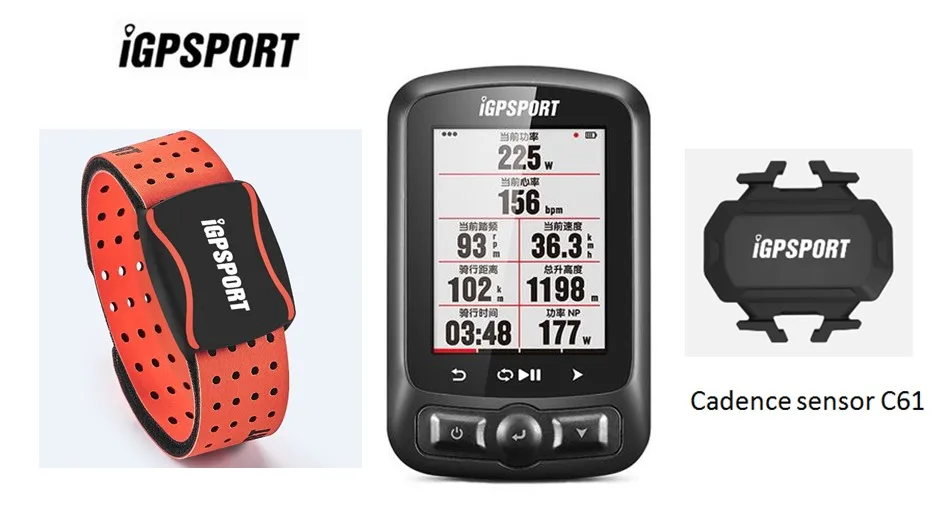 HR60 с I gps портом IGS 618 Велокомпьютер gps Bluetooth ANT - Цвет: 6