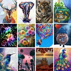 5D полная круглая алмазная живопись, наборы, павлин, тигр, животные, мозаика сделай сам, шары, алмазная вышивка стразы, украшение для дома, подарок