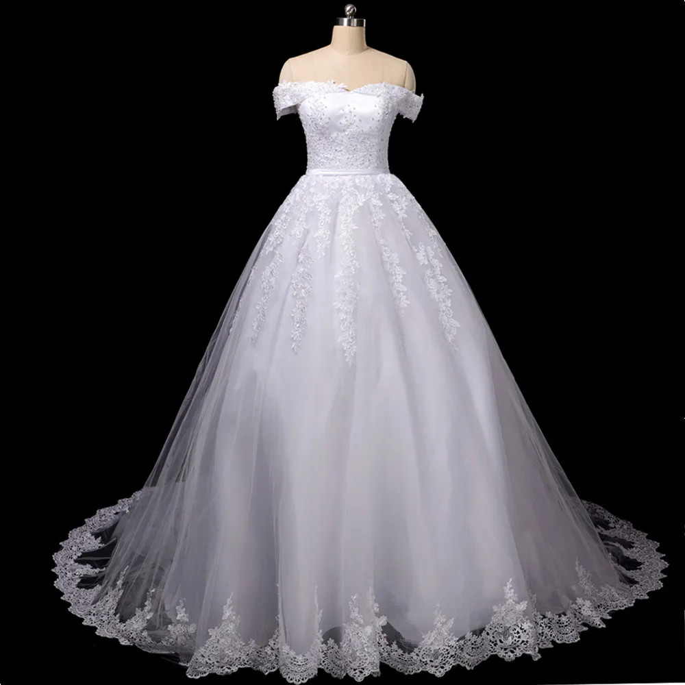 Vestido De Noiva кружевное свадебное платье 2021 халат принцессы Mariage размера плюс с
