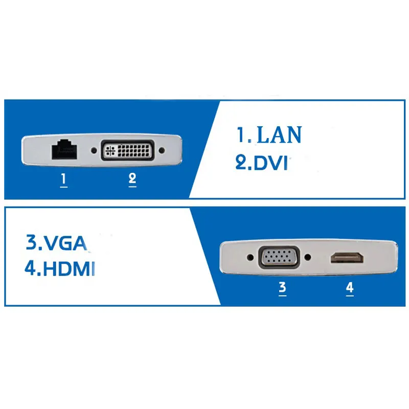 Видео конвертер usb хаб сетевая карта USB 3 0 адаптер аудио видео к совместимому с HDMI