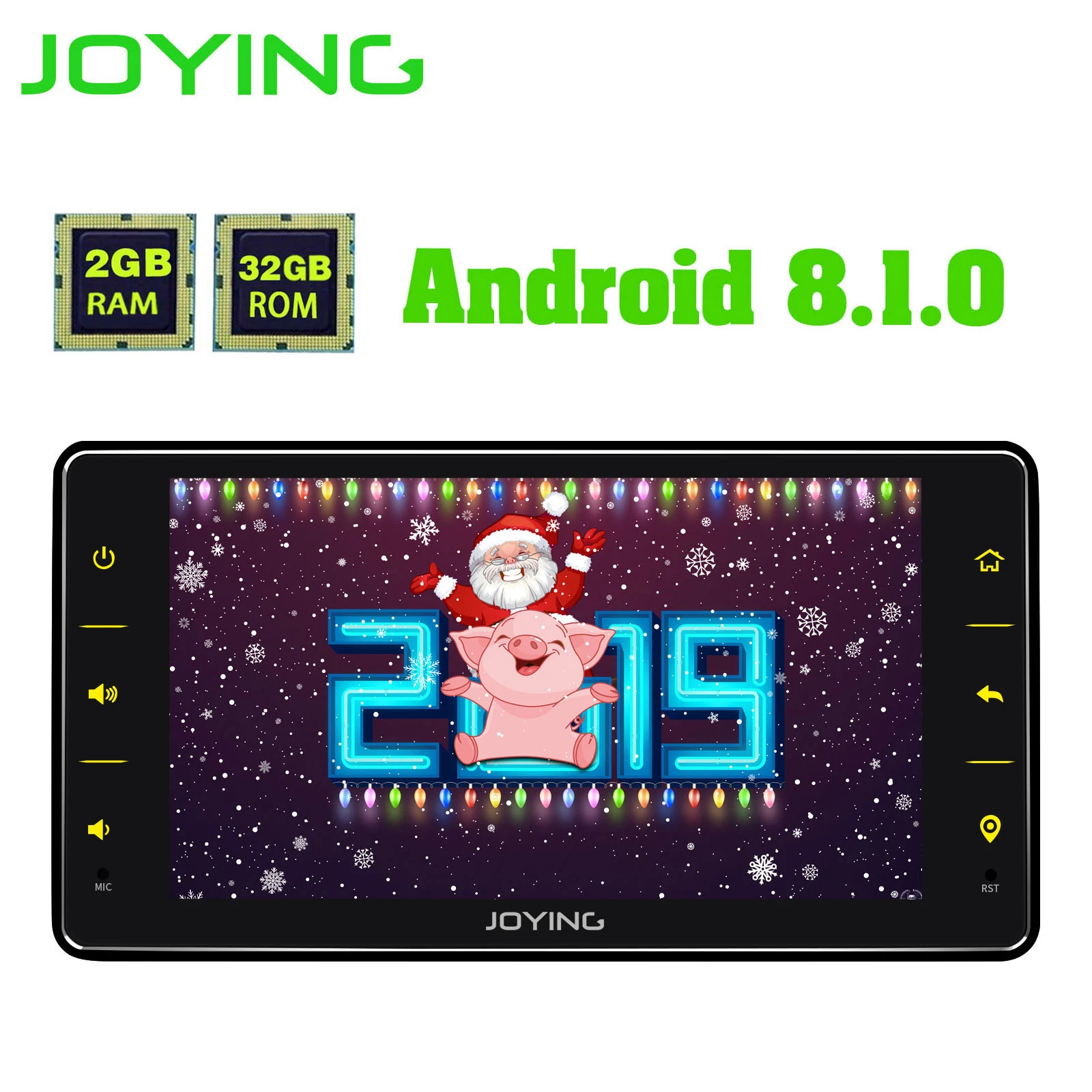 Joying Универсальный Android автомобильный Радио один 1 Din Автомобильный
