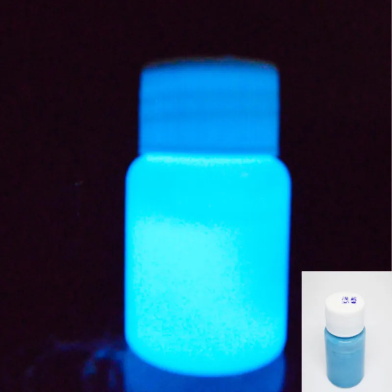 Синяя флуоресцентная краска сделай сам праздничный карнавальный темный пигмент