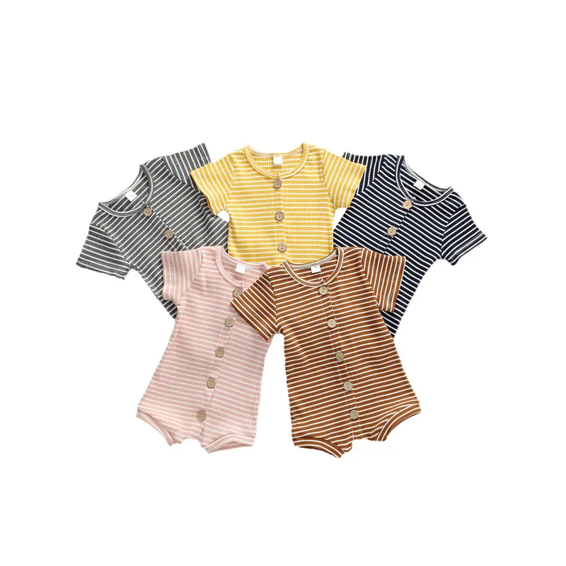 Одежда для новорожденных мальчиков и девочек комбинезоны комбинезон шорты с