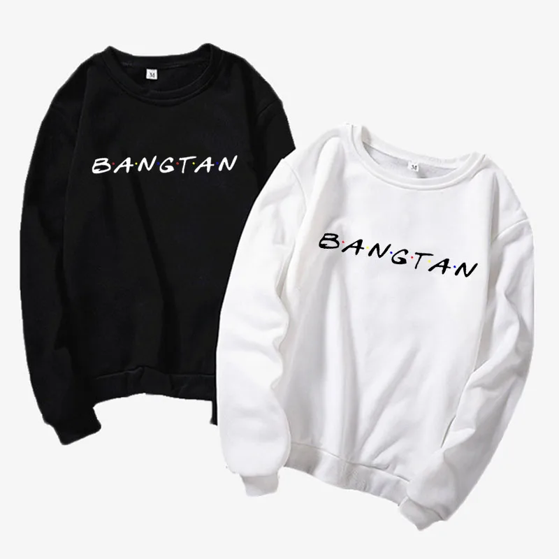 Толстовка розовая kpop в стиле Bangtan толстовка KPOP harajuku bangtan Sonyeondan Friends H|Женские